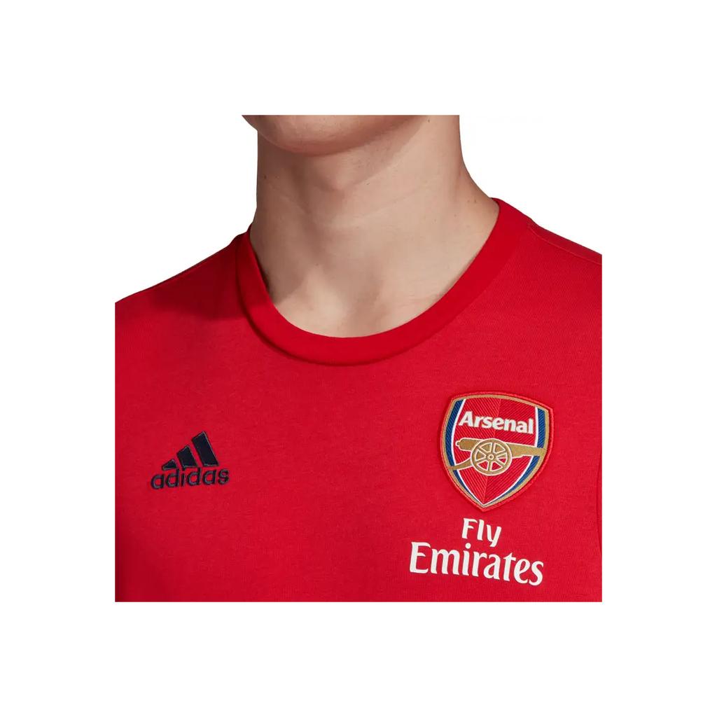 adidas Футболка Arsenal Mens Football Series, модная, удобная, универсальная, мягкая, приятная для кожи, дышащая, с коротким рукавом, мужская, красная EH5709