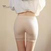 Women Safety Pants High Elasticity Solid Color Seamless Lace Anti-exposure High Waist Slim Fit Quick Dry Mini Skirt Inner Shorts Yoga Shorts
