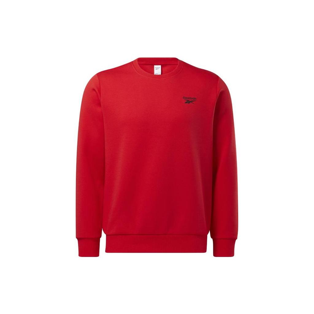 Reebok Однотонный свитер с круглым вырезом, унисекс, красный HF8535