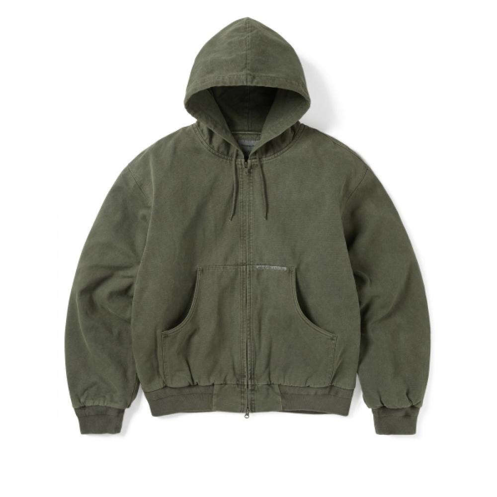 Это никогда не было так Overdyed Hooded Jacket Olive