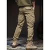 Мужские модные брюки с манжетами на резинке для активного отдыха - весна и осень, европейский/американский стиль