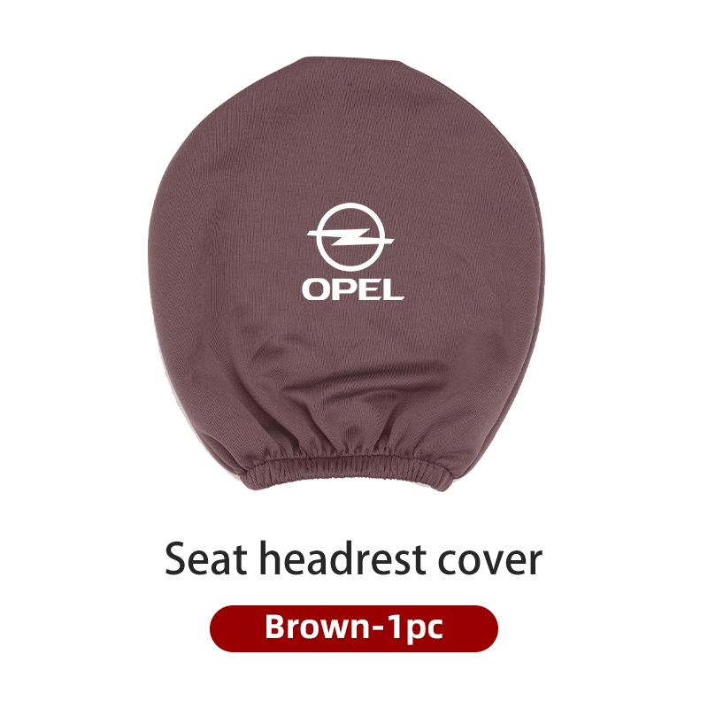 XEFP9 Universal Car Seat Headrest Cover Protective Cover Accessories For Opel Corsa Astra Insignia Vectra Zafira Meriva Mokka