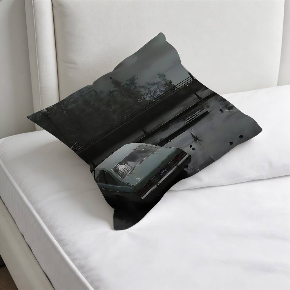 SSilent HHill Game Decorative Square Pillow Cover Soft Comfortable Pillow Case Sofa Bed Home Decoration