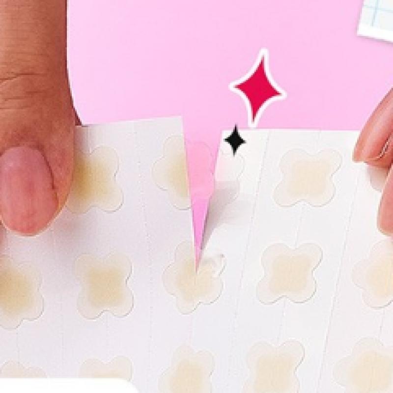 Dongkuyaku Madeca Medi Patch Special Blend 53 Sheets  Flower  Star  Heart Shaped Spot Patch 