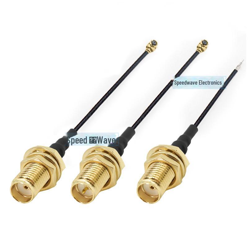 Коаксиальный кабель-адаптер IPEX-SMA Female RF 1-го поколения (РГ1.13)
