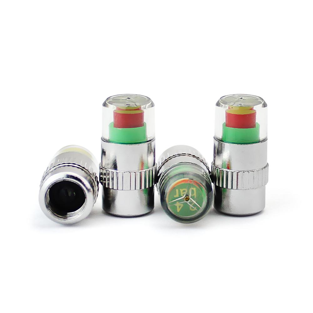 4 шт./лот, монитор давления в шинах, крышка манометра, индикатор, набор инструментов для мониторинга предупреждений