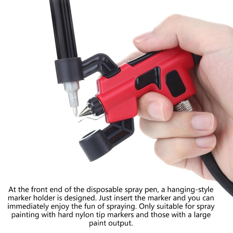 Профессиональный набор для аэрографии с подставкой для маркеров, легкий распылитель, модель для покраски, набор инструментов для моделизма, простое обслуживание