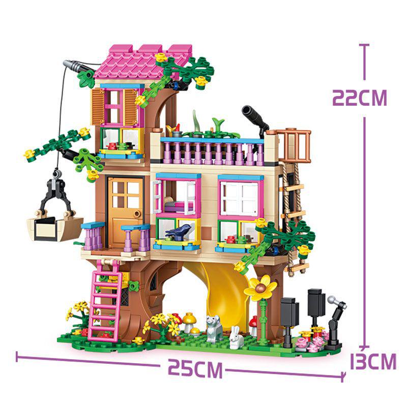 ChaoBao 7652 Совместимый с LEGO Конструктор для девочек «Замок, домик на дереве, вилла»