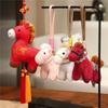 15cm Plush Horse Doll Pendant Mascot Doll New Year Horse Hanging Pony Key Ring  Bag Key Decor