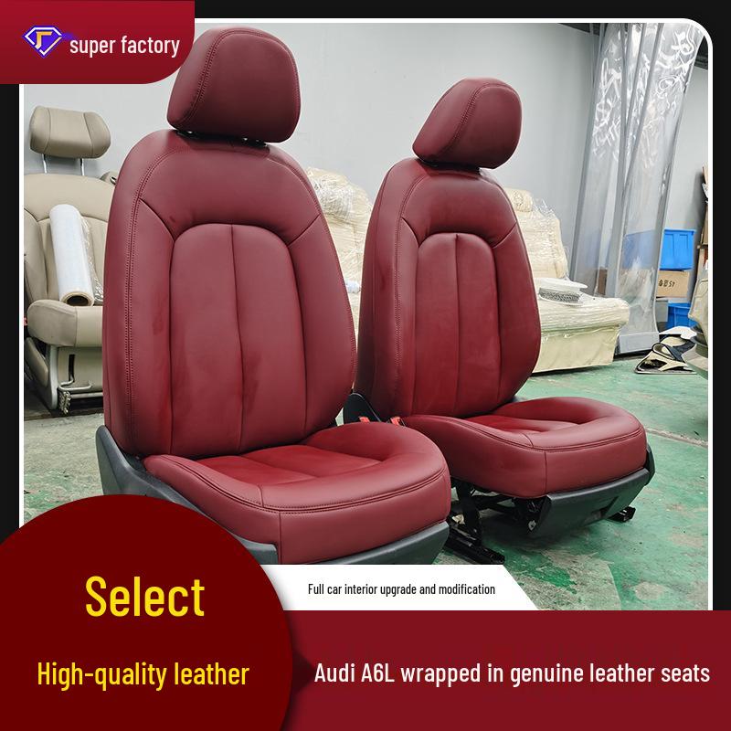 Leather Replacement Covers for A6 A8: Seat, Interior, Console, Dashboard Renovation