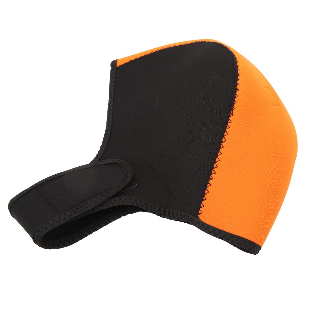 Гидрокостюм Капюшон Термальный Плавательный Серфинг Дайвинг Капюшон Защита от Солнца УФ Быстросохнущий для Мужчин Женщин Черный Оранжевый