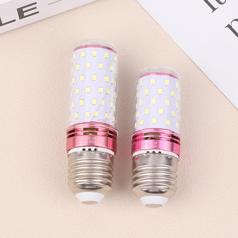 Светодиодная лампа E27 Светодиодная лампа-свеча E27 Настольная лампа-кукуруза Светодиодная люстра 12 Вт 16 Вт Лампочка Домашнее освещение Энергосберегающее освещение