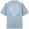 STONE ISLAND Мужская футболка с логотипом Ss26, круглый вырез, с буквой, короткий рукав, топ L1S152100001S0285-V0024