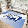 hertha bsc FC Design Crystal Velvet Carpet Cozy Non?Slip Printed Rug For Bedroom Living Room Entrance