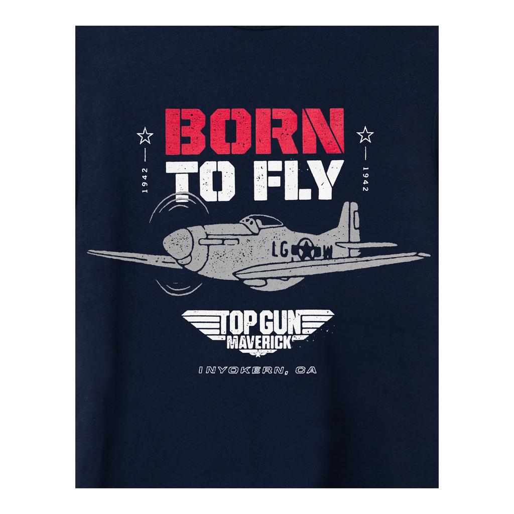 Top Gun: Maverick Mens Born To Fly T-Shirt