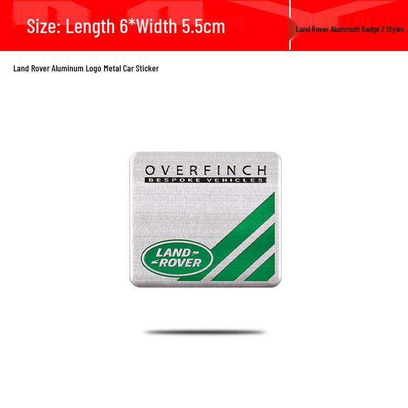 Совместимая металлическая наклейка-эмблема на заднюю часть для Land Rover Range Rover, Evoque, Velar, Discovery и Defender