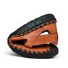 New Fashion Summer Beach Breathable Comfort Men Gladiator Sandals Genuine Leather Men's Sandal Man Causal Shoes Plus Size 38-48