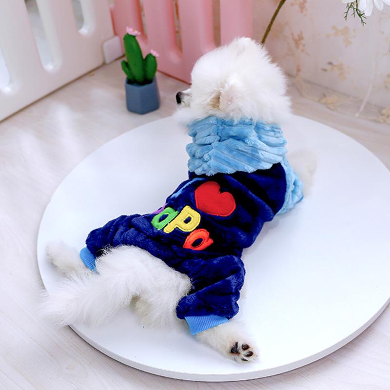 PETCIRCLE Фланелевая одежда для собак на четырех лапах - Милый и уютный осенне-зимний наряд