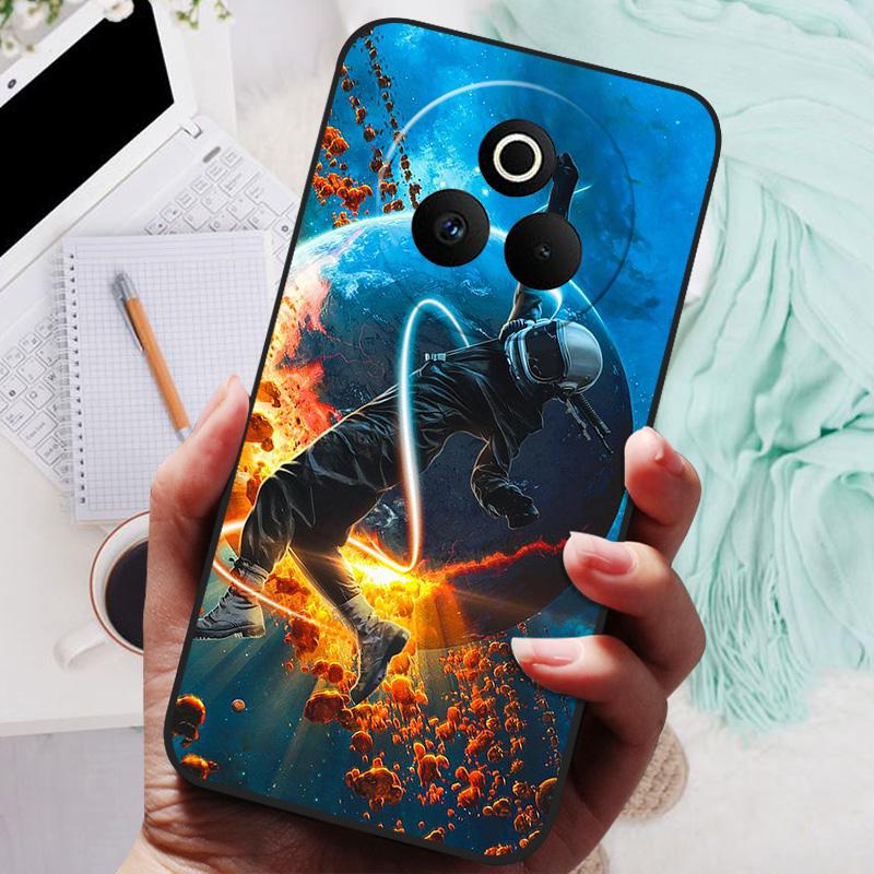 Для Realme P3 Pro 5G Чехол Силиконовая Задняя Крышка Чехол для Телефона для Realme P3 Ultra 5G Чехлы P 3 Pro Мягкий бампер coque Ударопрочный Fundas
