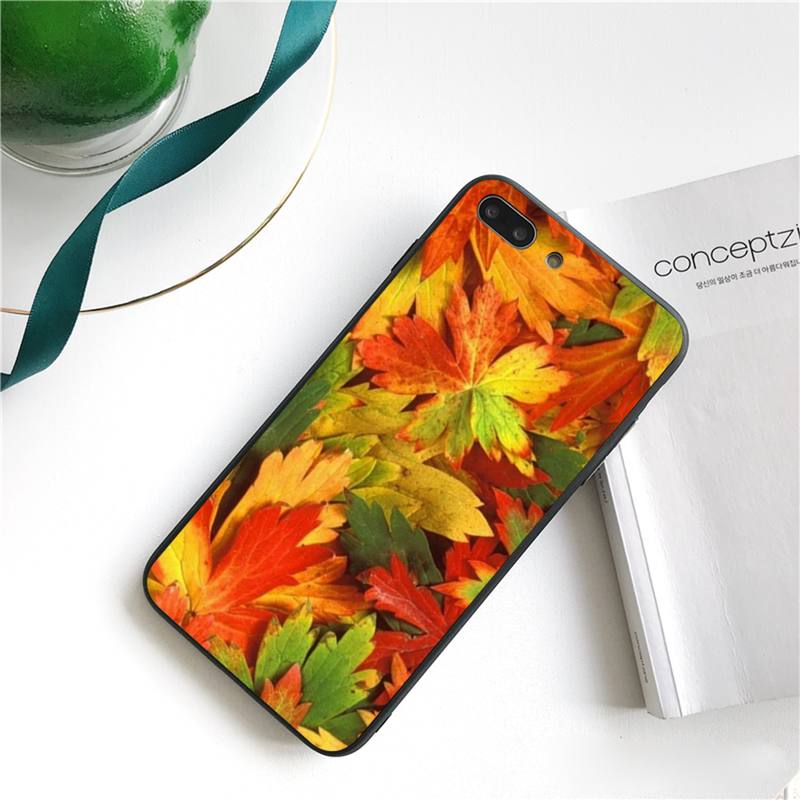 Autumn Leaves Fall Fox Pumpkin Halloween Splendid Phone Case for iPhone 13 11 Pro XS MAX 8 7 6 6S Plus X 5 5S SE 2020 XR