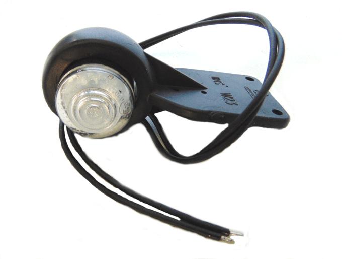 Front and rear marker lamp W23 12/24V waterproof IP 66/68 white LED