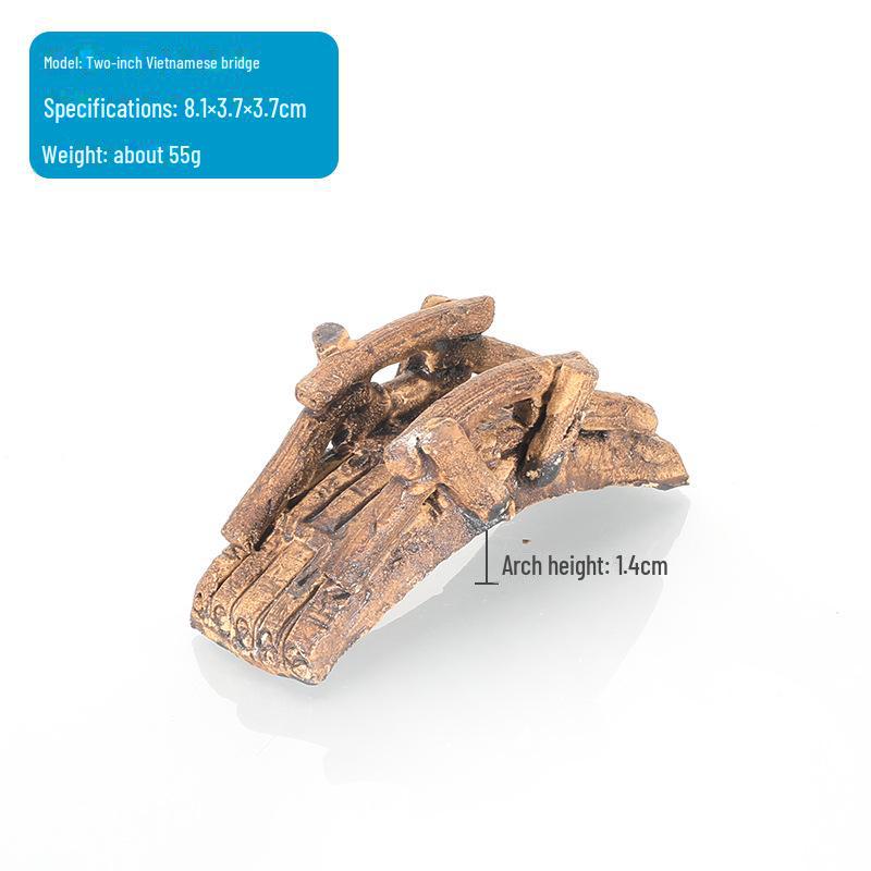 Аквариумный декор Керамические каменные мосты: Ландшафтный дизайн аквариума, микроландшафтные альпинарии и украшения для бонсай