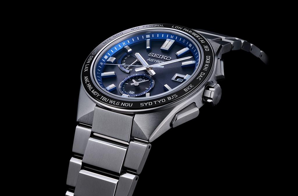 Seiko Watch Astron NEXTER 2nd Collection Solar Radio SBXY051 Men's Silver Watch