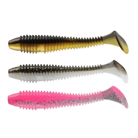 Yousheng 25 шт. мягкие рыболовные приманки с коробкой для хранения, высокогибкие устойчивые к укусу червячные искусственные приманки, имитация бионических приманок