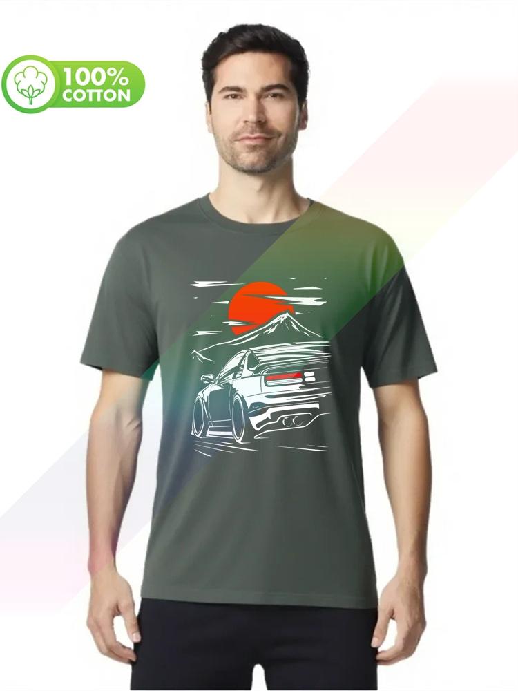100 cotton round neck heavy weight Unisexs Tshirt Leisure 300zx Z32 Fairlady Z S3XL Tops Tees
