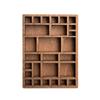 Variety Grids Mini Jewelry Holder Brown Dollhouse Shelf NEW Miniature Trinket Shelf  Ornaments
