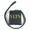 VALENTION VLTN Логотип Ремешок на шею Кошелек Чехол для монет Кошелек Складной кошелек Черный