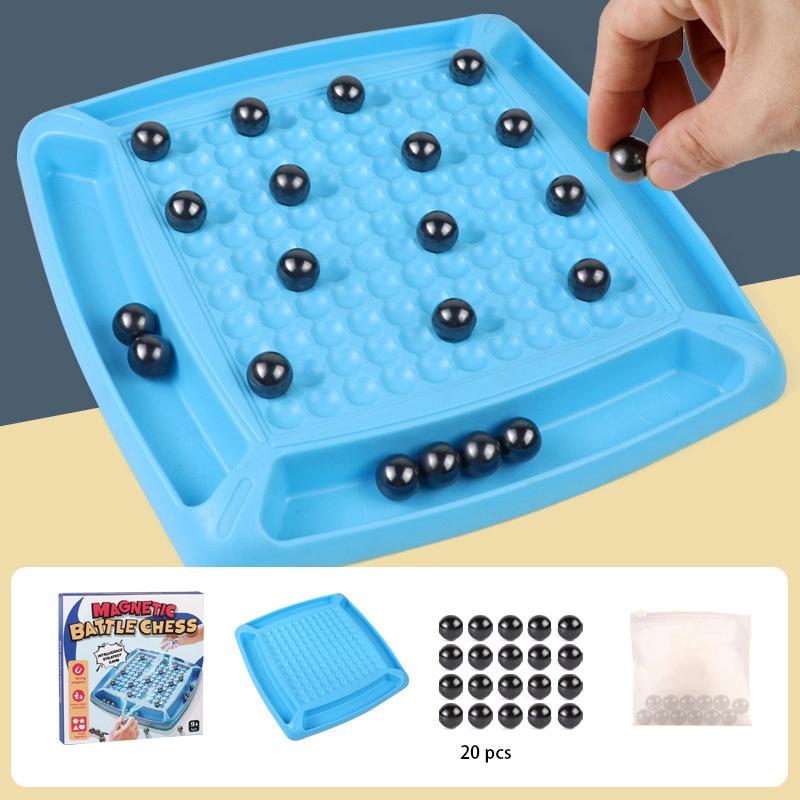 Magnetic Induction Chess Fun Magnetic Chess Game For Training Focus And Logical Thinking Educational Toy For Parent-child Interaction Plastic Material