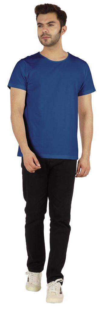 Inkmeso Футболка из хлопка с коротким рукавом, однотонная, мужская, свободного кроя, повседневная, летняя, базовая