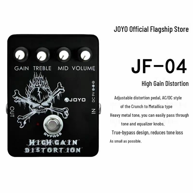JOYO JF Series Overdrive & Distortion Analog/Digital Delay Effects Pedal