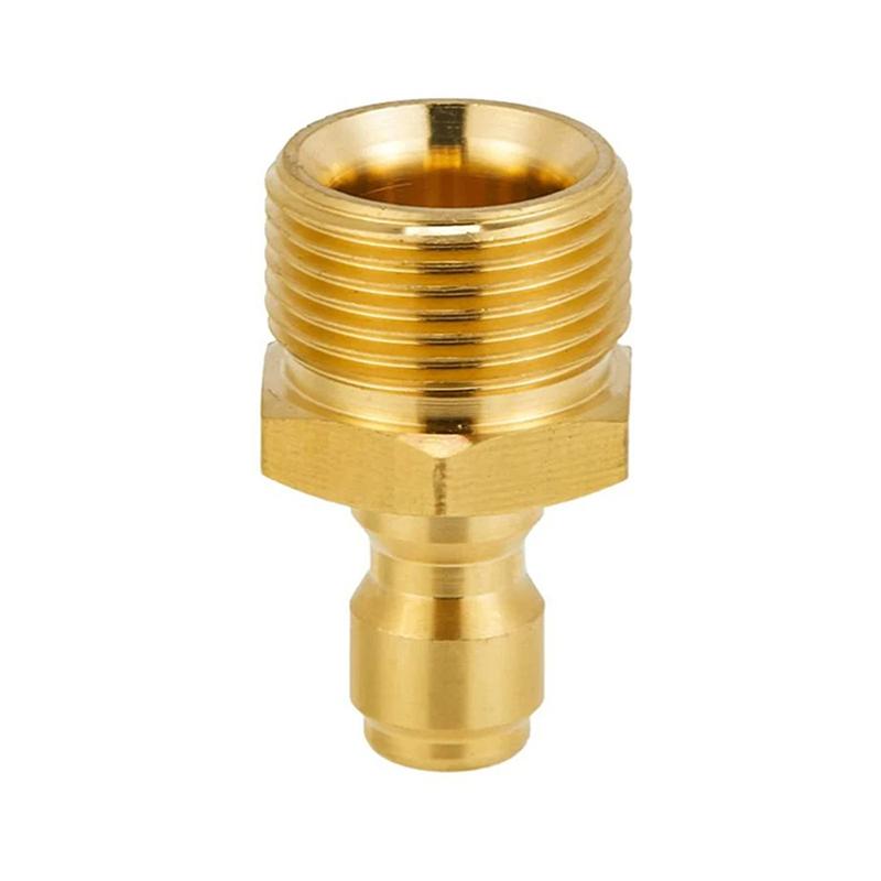 Поворотные фитинги M22 на 1/4" 3/8" для быстрого соединения для моек высокого давления, адаптер для подключения шланга к дождевателю, 5000 фунтов на квадратный дюйм