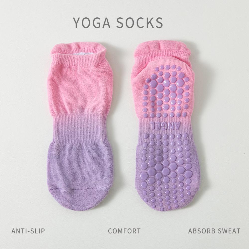 Silicone Yoga Socks Gradient Color Pilates Sock Fashion Floor Socks