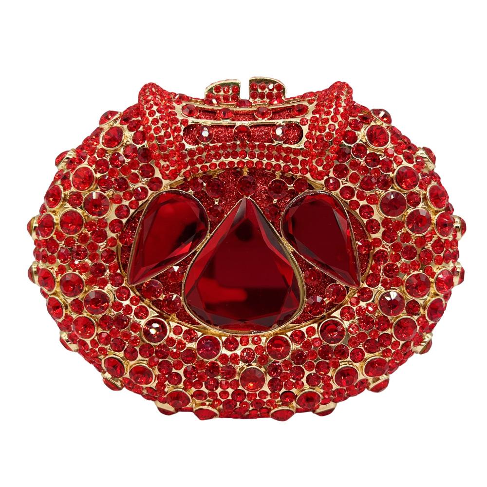 Women Large Stone Evening Bag  Diamond Handbags Wedding Party Banquet Bag Crystal Clutch Bag Rhinestone Dress Bag Luxury Purses