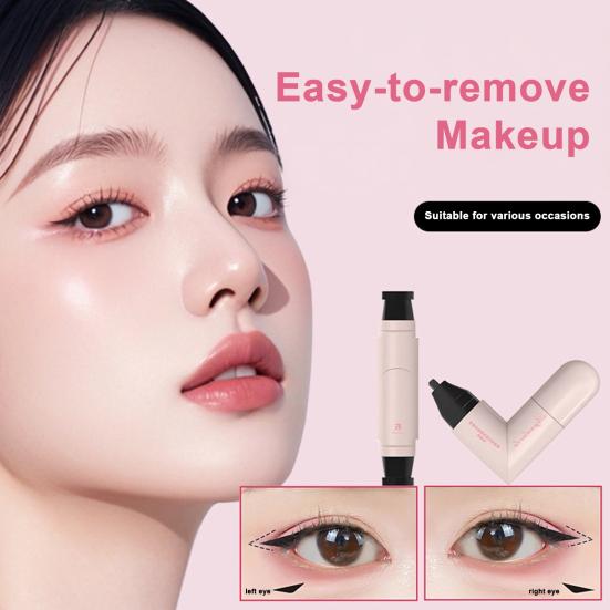 2.1ML Double Head Precision Eyeliner Stamp Long-Lasting Waterproof Smudge-proof Liquid Eyeliner