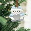 Decorative Christmas Tree Pendant Cartoon DIY Christmas Pendants Snowman Car Pendant  Wedding Party