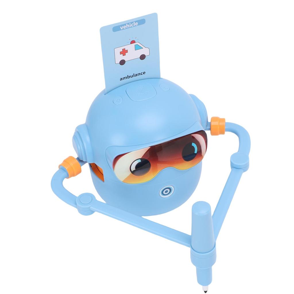 Умный Автоматический Робот для Рисования Игрушка Веселая Музыкальная Обучающая Машина для Рисования со 100 Карточками 14 Цветными Ручками