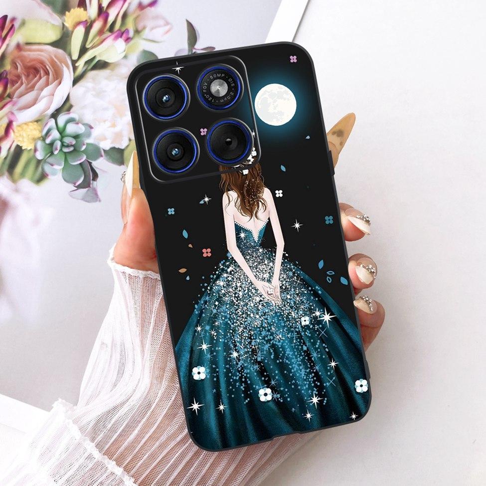 For Motorola XT2601-2 Casing For Motorola Edge 70 Cover Aesthetic Fashion Butterfly Cute Cat Cool Painted Soft Phone Case