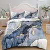 Marble Bedding Set King/Queen Size,Grey Gold Marble Duvet Cover Men Adults Modern Abstract Art Tie Dye Gothic Soft Quilt Cover
