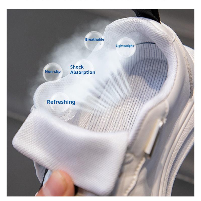 Spring New Korean Style Boys and Girls Fashion Breathable and Comfortable Soft Sole Sports Casual Shoes