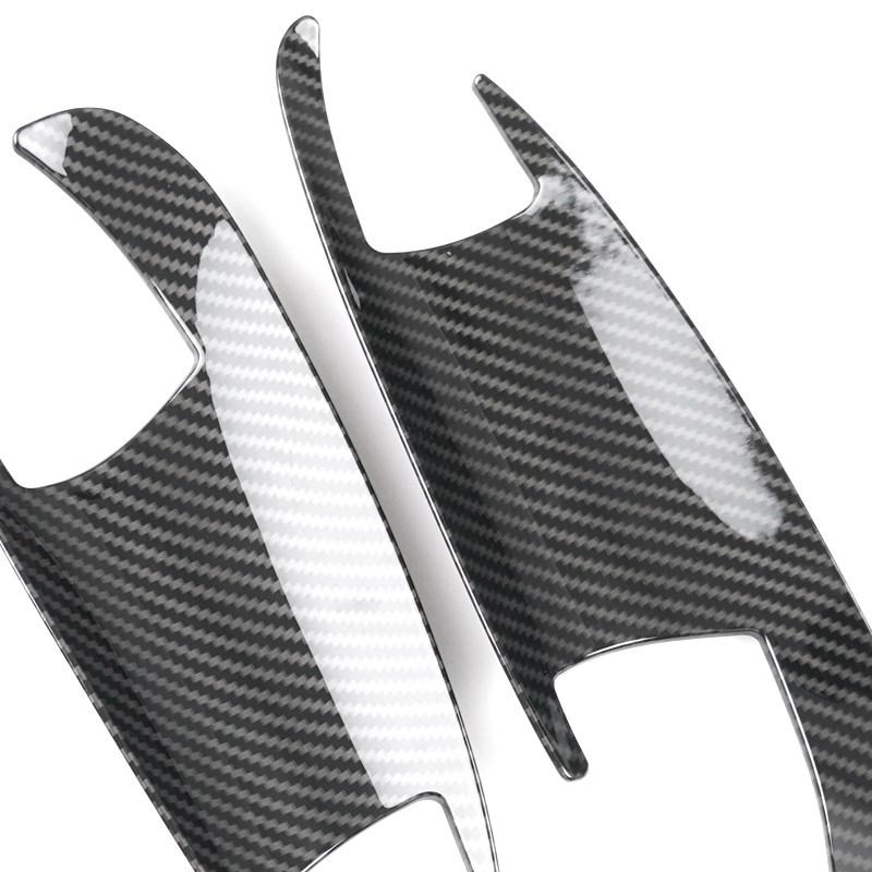 Карбоновая текстура, внешняя дверная ручка автомобиля/накладка на чашу для Mercedes Benz CE GLK ML CLA Class W166 W117 X204 W204 W212