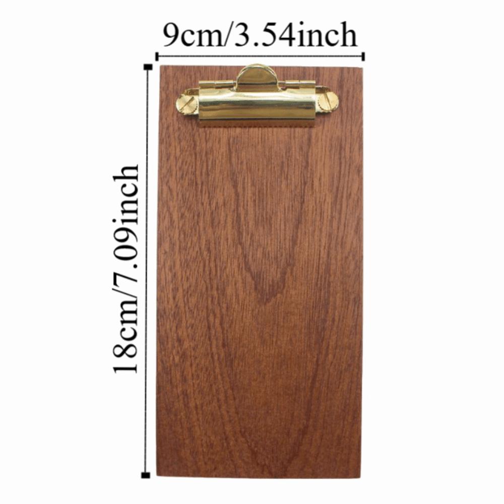 Universal Menu Display Stand Durable Memo Menu Clip Wooden Menu Holder Party Wedding Decorations