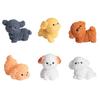 Figurines Miniatures Cute Puppy Dog Micro Landscape Ornaments for Home Decorations Room Decor DIY Desktop Car Accessories