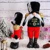 Soldier Doll Christmas Decoration Faceless Doll Home Decor Festive Christmas Soldier Telescopic Figure for Holiday