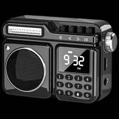 Портативная ретро-колонка Newmine с Bluetooth, FM-радио и диктофоном