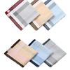 Набор из 12 мужских цветных handkerchiefs из 100% хлопка 40x40 см - Классические нагрудные платки