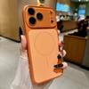 Модный жидкий силикон Для Magsafe Магнитный чехол для телефона Для iPhone 18 Pro Max 17 16 15 Большое окно Защитное стекло для объектива